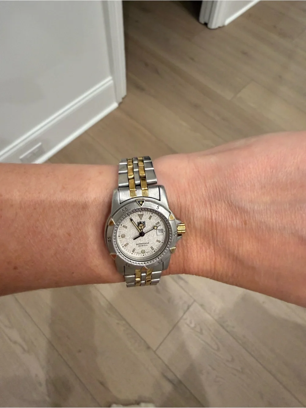 Tag Heuer Two-Tone Silver and Gold Women's Watch with Bracelet